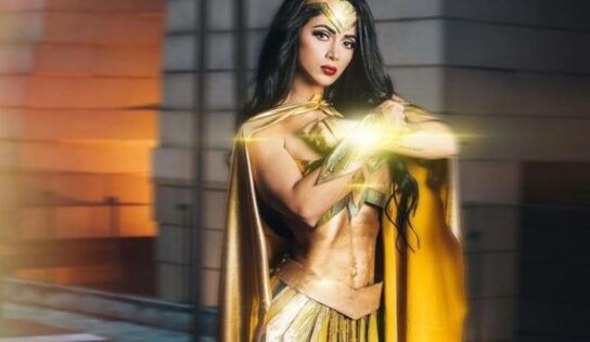 ¡Imparables! Kim Flores y Argenis Pinal se lucen con cosplay de ‘Wonder Woman’