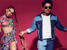 Belinda y Christian Nodal posan para revista hindú